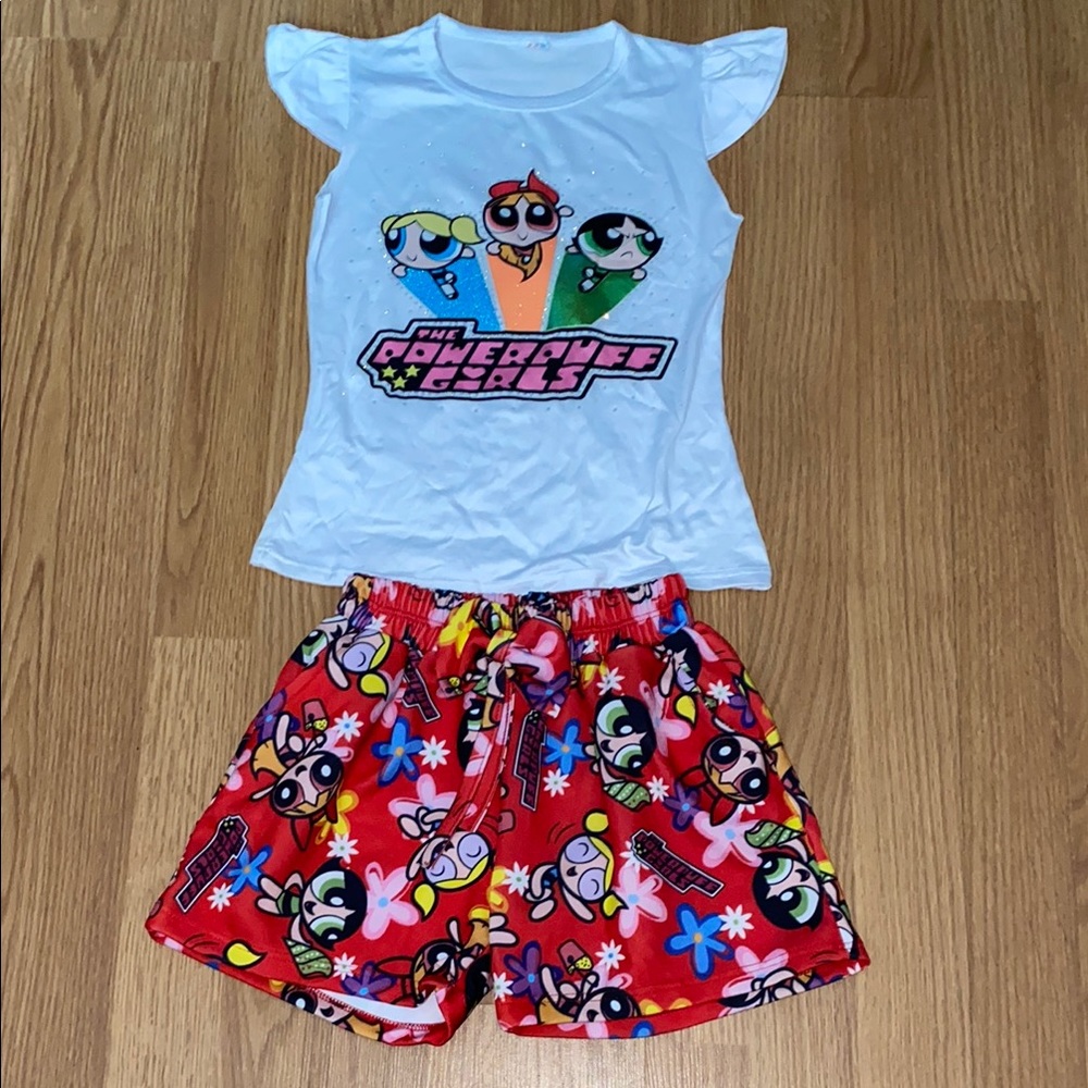 Powerpuff Girls T-Shirt and Shorts Set